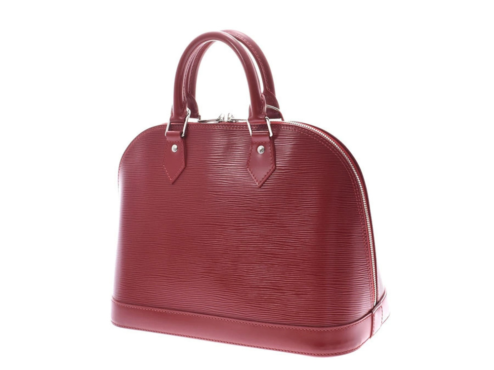 Louis Vuitton Red Epi Alma Ruby Handbag Red